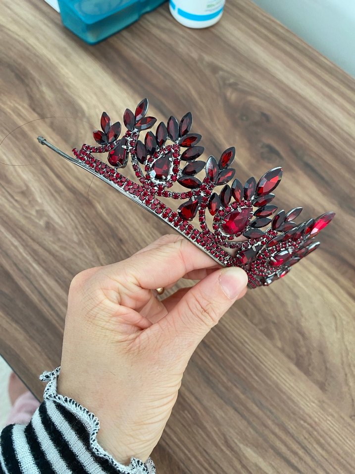 Beyaz Payetli Bohem Gelin Tacı - Görsel 3