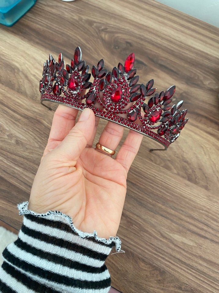 Beyaz Payetli Bohem Gelin Tacı - Görsel 4