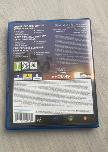 Minecraft PS4 Oyun CD ÇİZİKSİZ ve SIFIR - Görsel 3