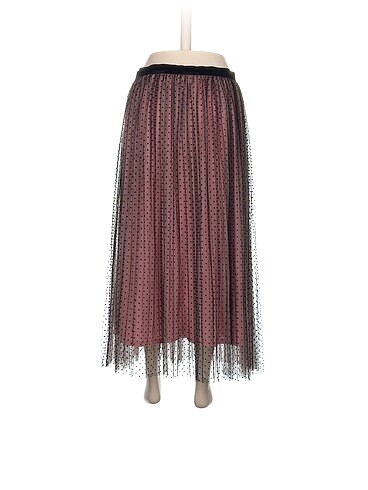 l Beden Zara Midi Etek %70 İndirimli.