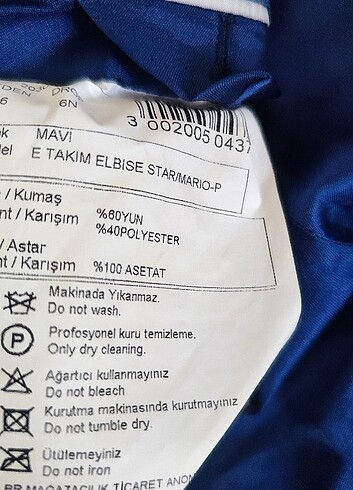Altınyıldız Ekstra slim mavi takım elbise