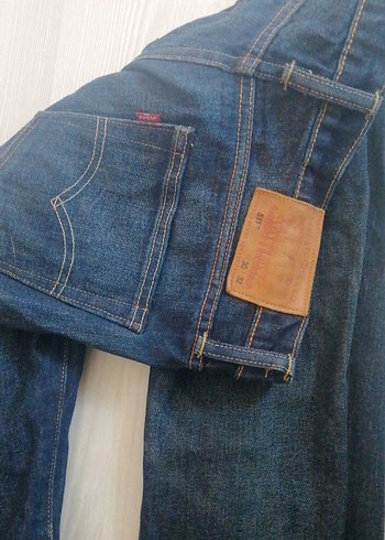 Levis Koyu Mavi Denim Bootcut Straight Jean