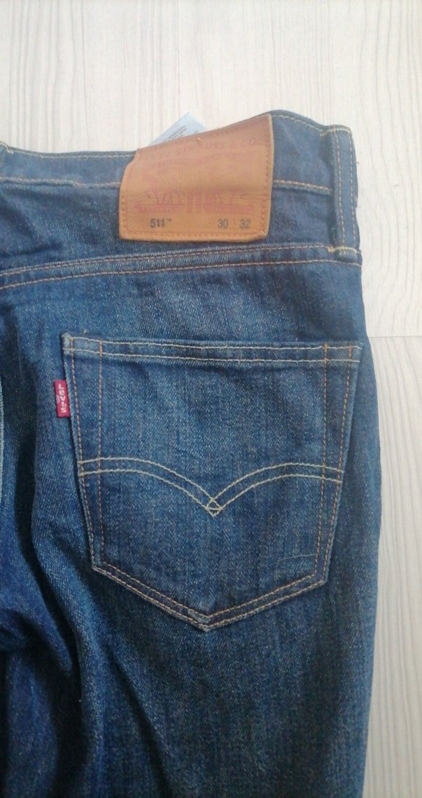 Levis Koyu Mavi Denim Bootcut Straight Jean — görsel 8/14