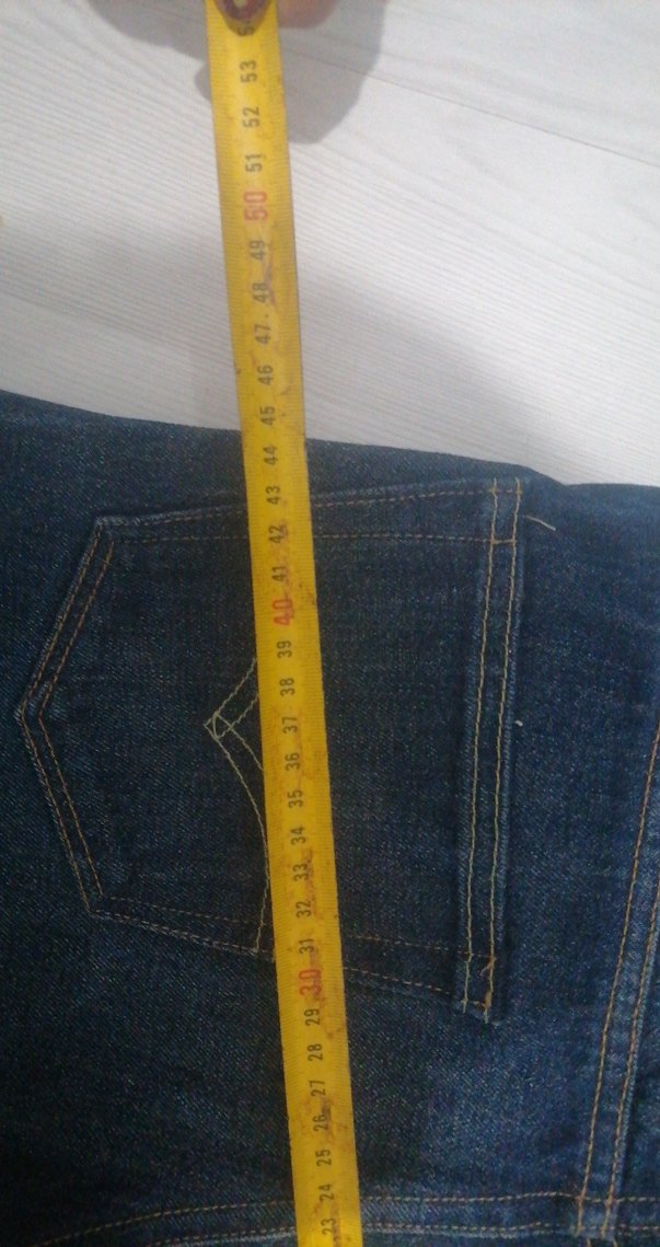 Levis Koyu Mavi Denim Bootcut Straight Jean — görsel 13/14