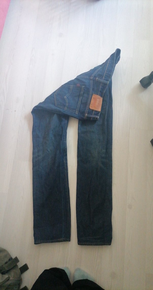 Levis Koyu Mavi Denim Bootcut Straight Jean — görsel 2/14