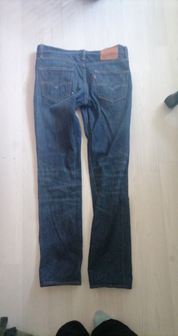Levis Koyu Mavi Denim Bootcut Straight Jean — görsel 9/14