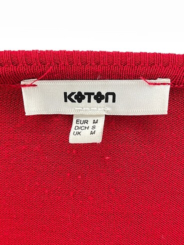 m Beden kırmızı Renk Koton Bluz %70 İndirimli.