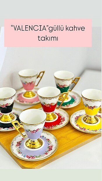 VALENCIA kahve takımı