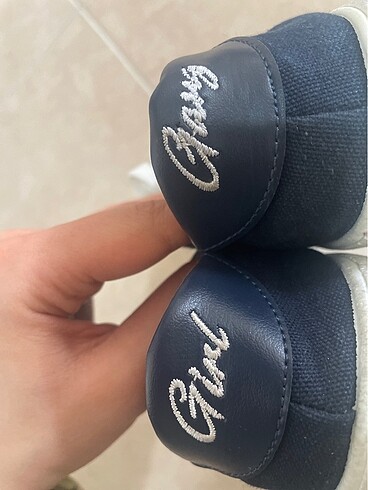 38 Beden mavi jeans spor ayakkabı