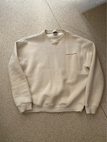 Diğer Kapüşonsuz Oversized Sweatshirt