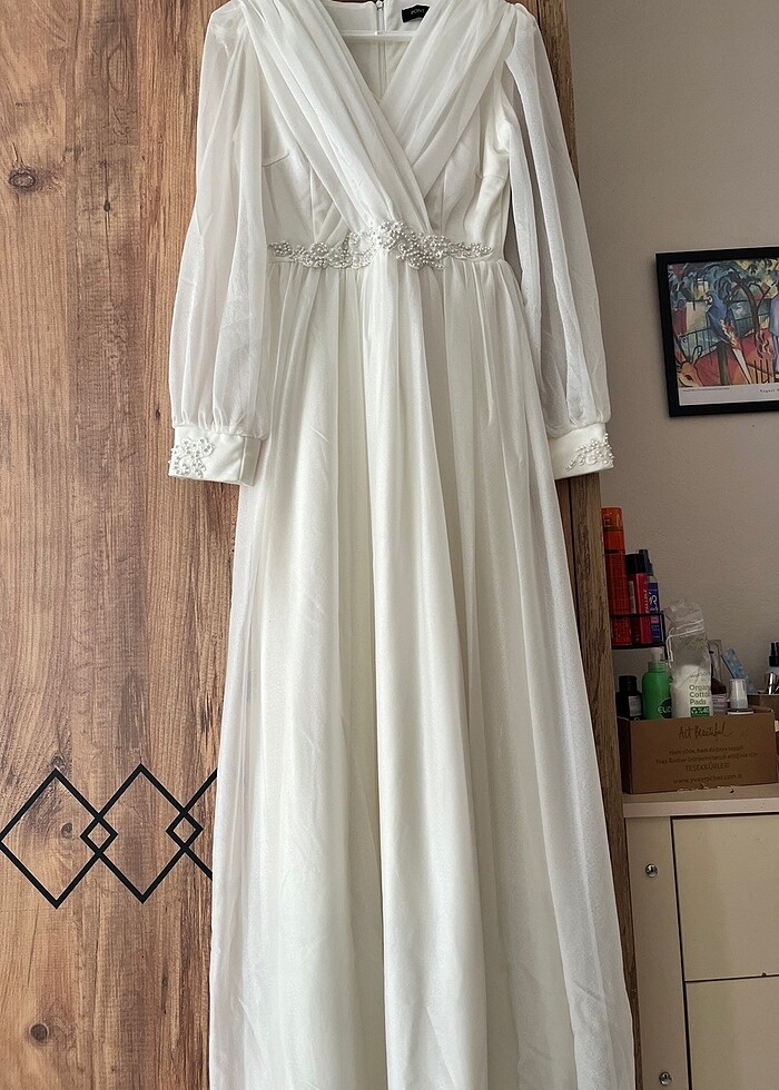 Nikah dış çekim elbise - Görsel 2