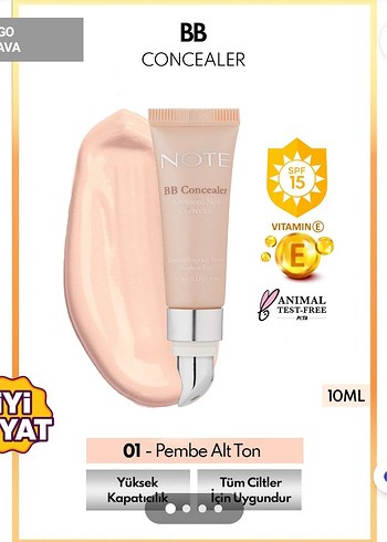 NOTE BB Kapatıcı Açık Bej - Görsel 4