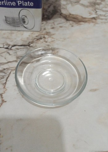 Renkli kahve Yanı lokumluk + 6 lı çay bardağı altlığı - Görsel 6