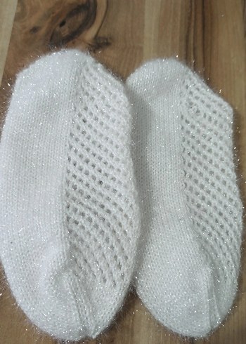 kadın örgü patik - Görsel 4