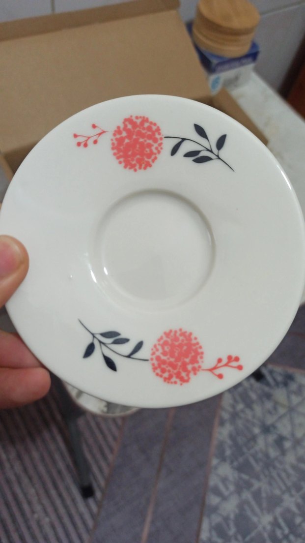 Modernica 12 Parça Çay Seti - Kırmızı ve Gri - Görsel 3