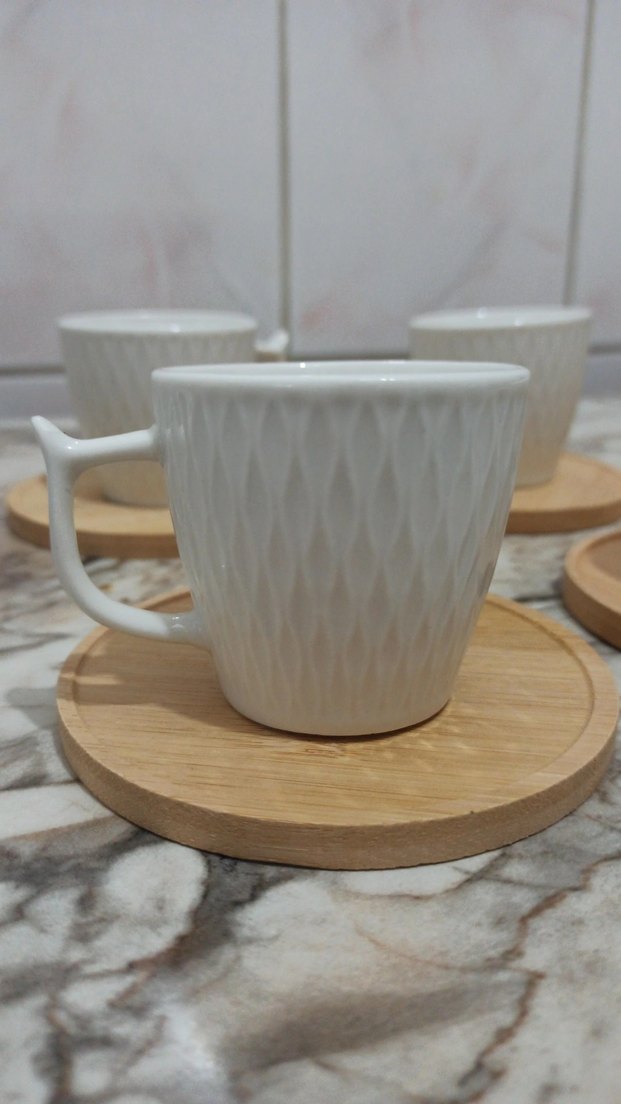 Bambu 6 lı kahve fincanı seti - Görsel 3