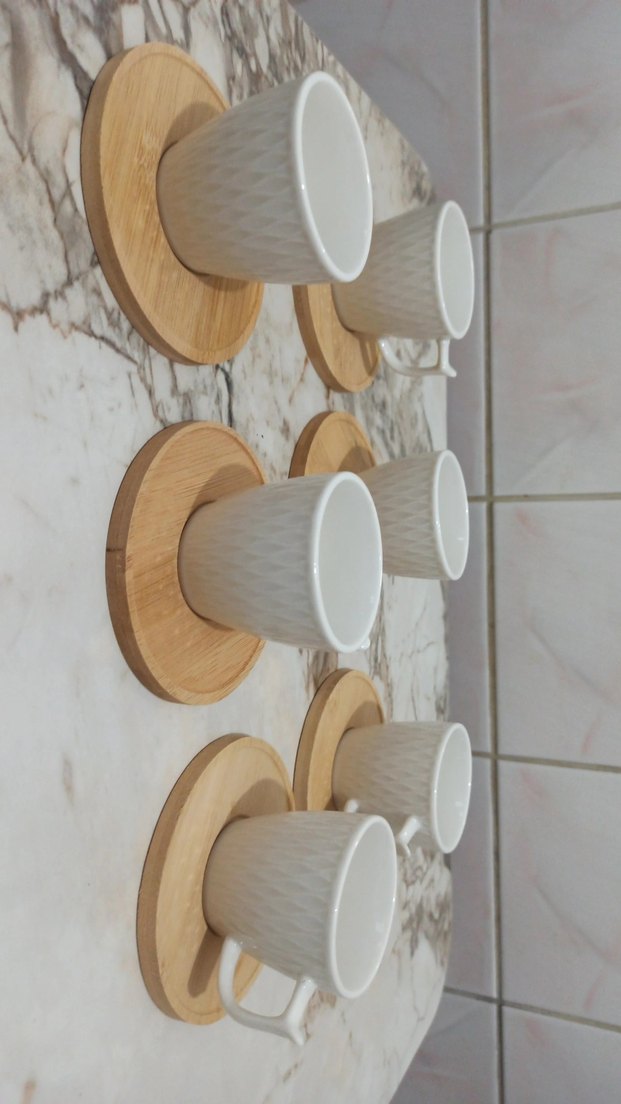 Bambu 6 lı kahve fincanı seti - Görsel 2