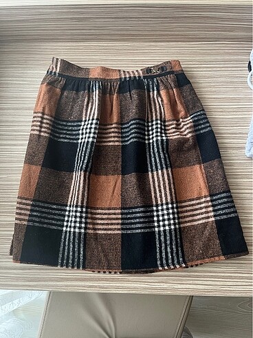 Ekoseli mini etek