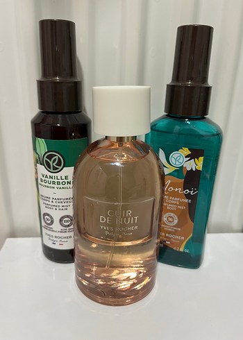 Yves Rocher Vanille ve Cuir de Nuit Kadın Parfüm Seti ve monoi