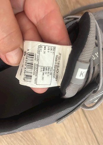 Gri Erkek Spor Koşu Ayakkabısı Bağcıklı - Görsel 3