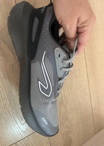 Gri Erkek Spor Koşu Ayakkabısı Bağcıklı - Görsel 2