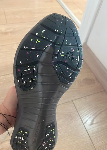 Gri Erkek Spor Koşu Ayakkabısı Bağcıklı - Görsel 4