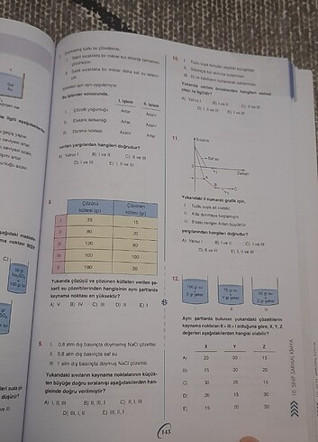 10. Sınıf kimya soru bankası Bilgi Sarmal