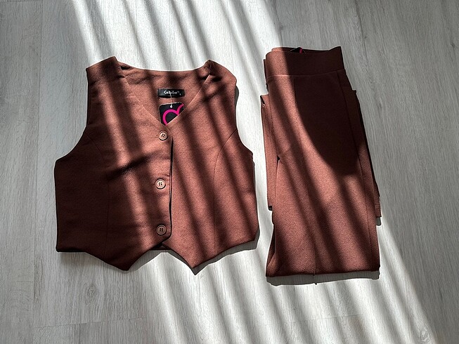 Diğer Kumaş yelek pantolon takım