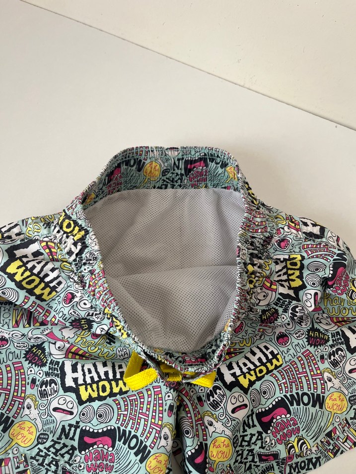 Renkli Baskılı Erkek Çocuk Mayo Şortu - Görsel 3