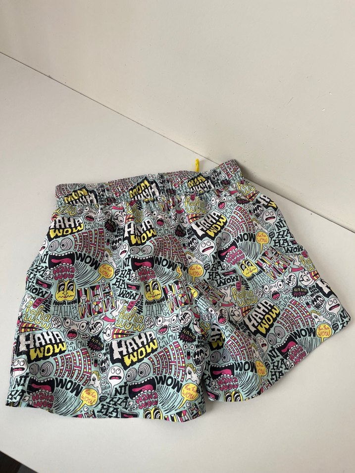 Renkli Baskılı Erkek Çocuk Mayo Şortu - Görsel 2