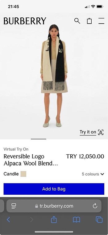 Burberry Burberry Atkı