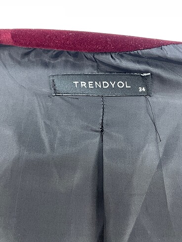 34 Beden bordo Renk Trendyol & Milla Blazer %70 İndirimli.