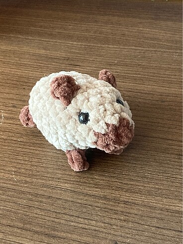 Minik capybara amigurumi peluş
