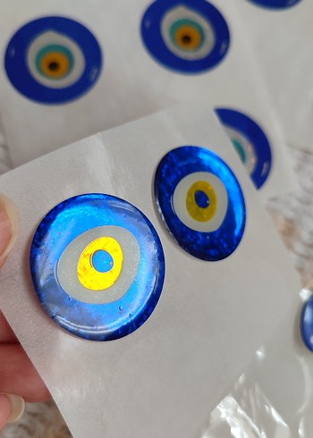 Mavi Nazar Boncuğu sticker - Görsel 3