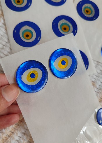Mavi Nazar Boncuğu sticker - Görsel 5