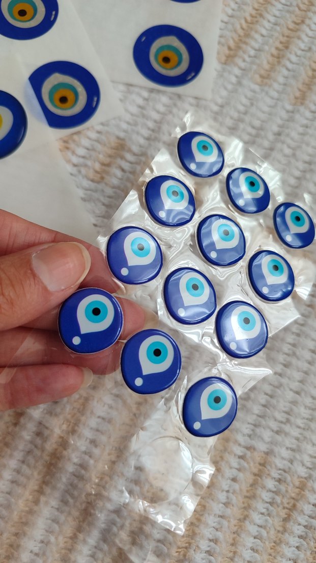 Mavi Nazar Boncuğu sticker - Görsel 4