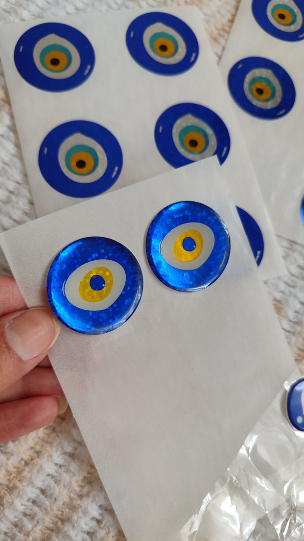 Mavi Nazar Boncuğu sticker - Görsel 5