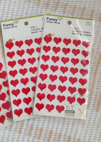 Kırmızı Kalp sticker - Görsel 2