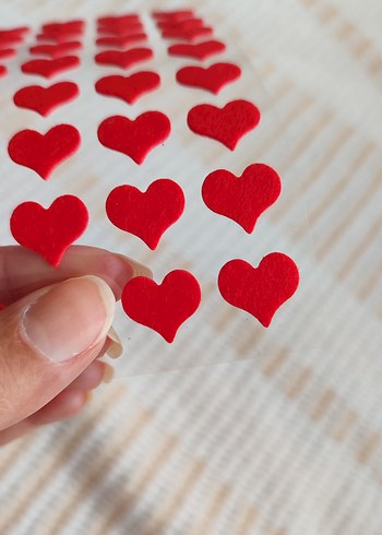 Kırmızı Kalp sticker - Görsel 6