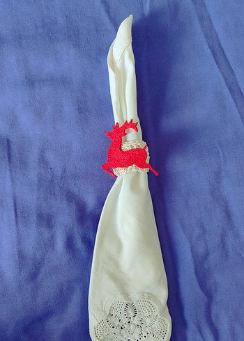 geyikli peçete yüzüğü - Görsel 2