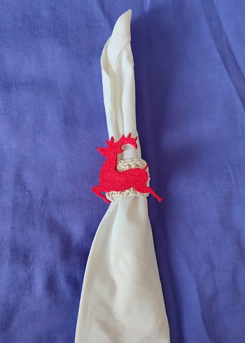 geyikli peçete yüzüğü - Görsel 3