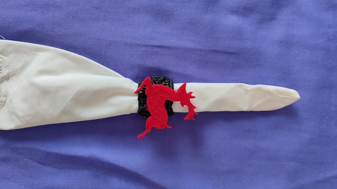 geyikli peçete yüzüğü - Görsel 5