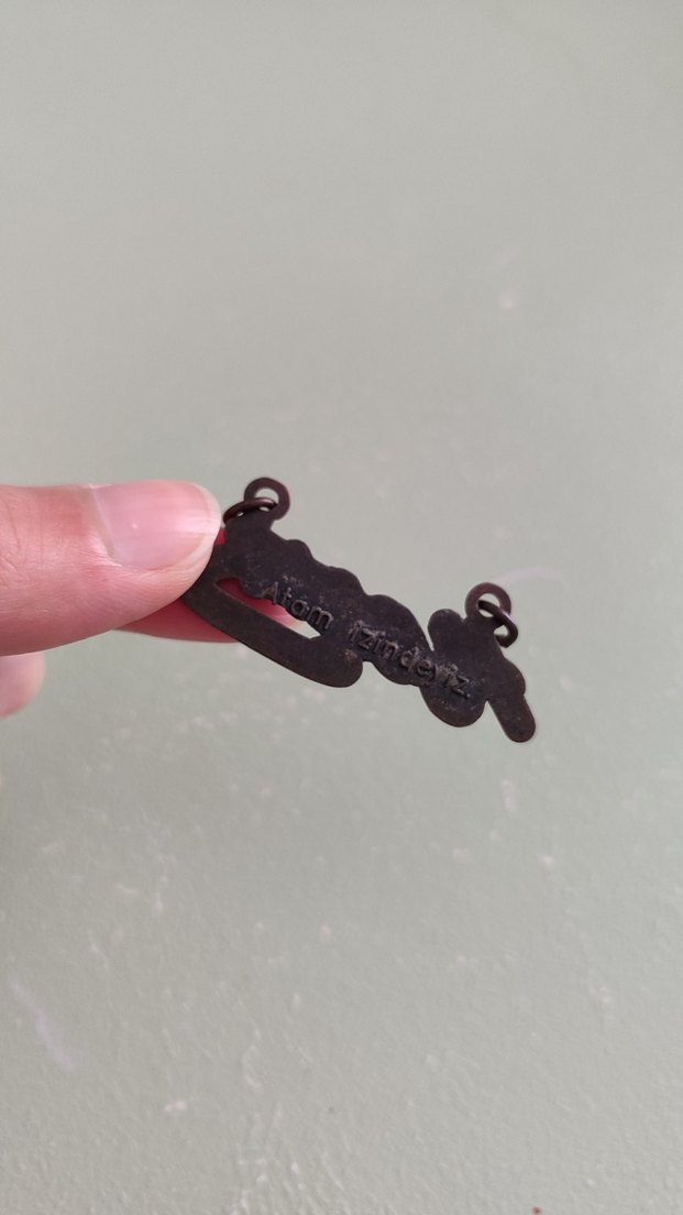 Atatürk imzalı kolye ucu - Görsel 4