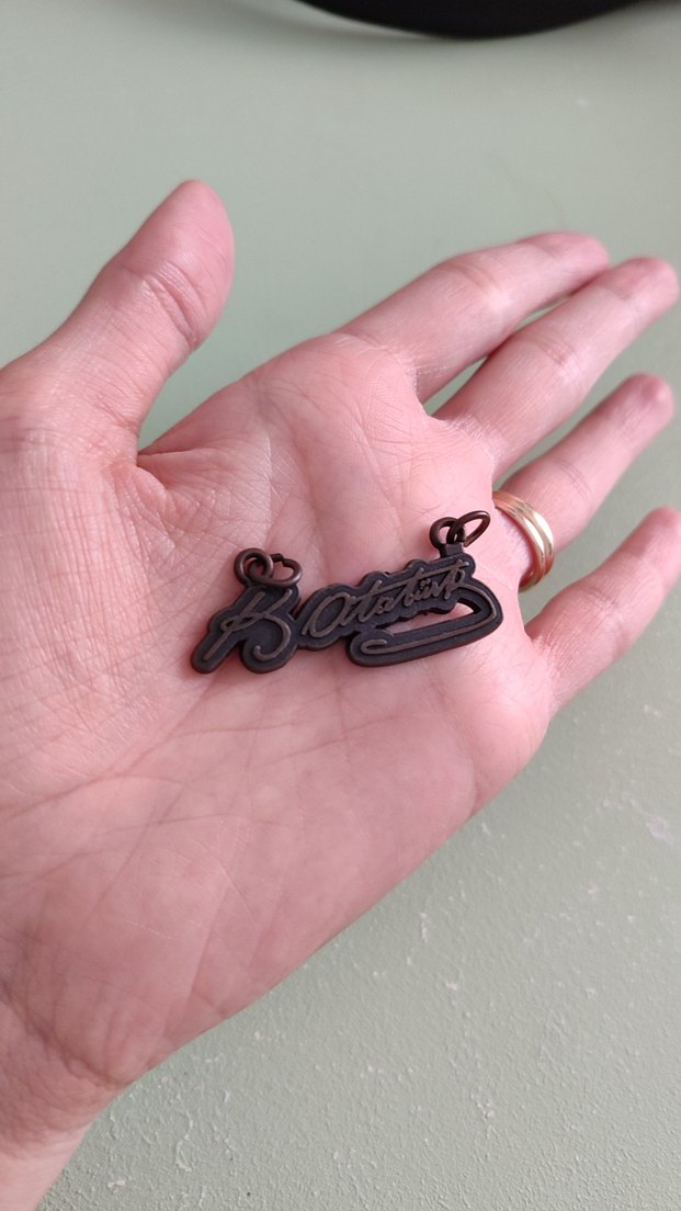 Atatürk imzalı kolye ucu - Görsel 3