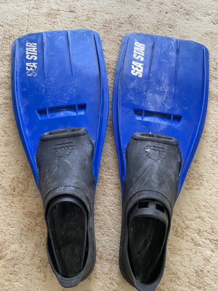 Mavi Erkek Deniz Ayakkabısı Velcro Bantlı - Görsel 4