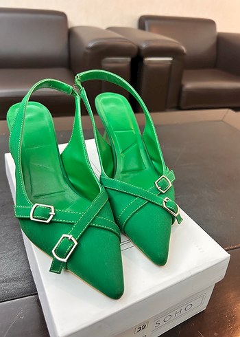 Mango Yeşil Kadın Stiletto