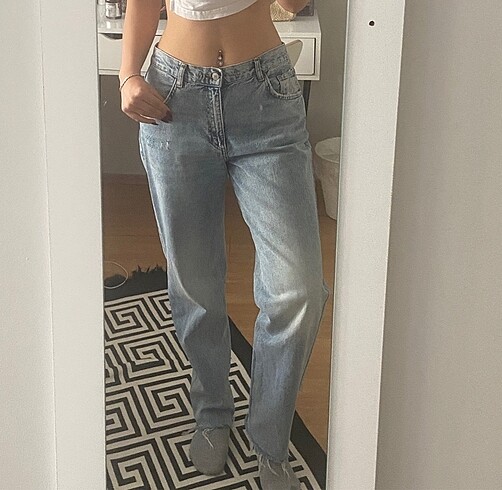 Pull and Bear Kot Pantolon Jean
