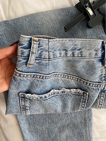36 Beden mavi Renk Pull and Bear Kot Pantolon Jean