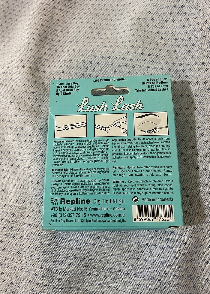 Tekli takma kirpik - Görsel 2