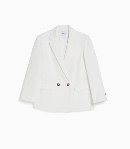 Beyaz blazer ceket